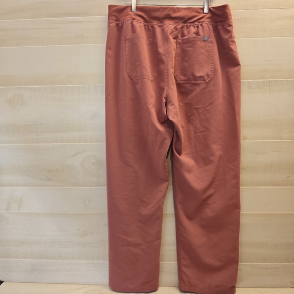 {XXL} Figs Livingston Scrub Drawstring Pants in Mauve for Women's - Picture 6 of 12